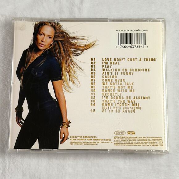 Jennifer Lopez J.Lo CD 2001 Pop R&B Album Epic Records Songs “Play” “I’m Real” - Picture 2 of 7